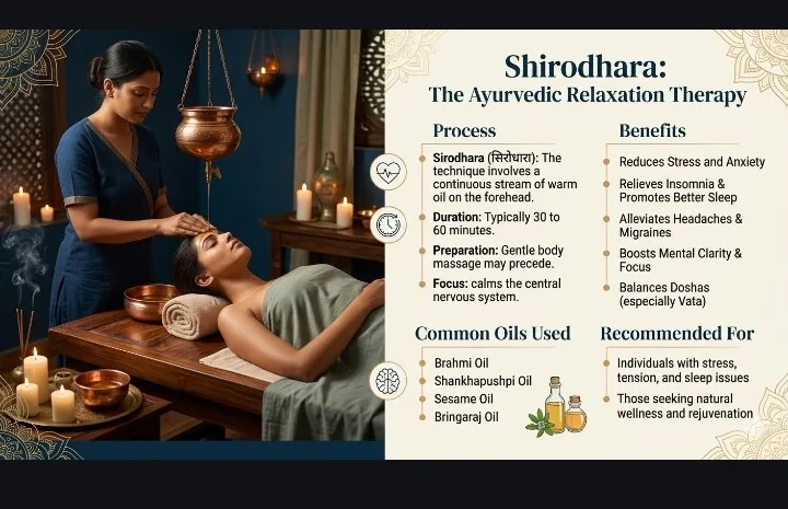 Til Oil Shirodhara therapy at Sansiddhi Wellness